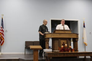 Pastor Paul Pullen and Bob Hoffman